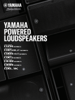 Yamaha - Catalog - 2024 Powered Loudspeakers